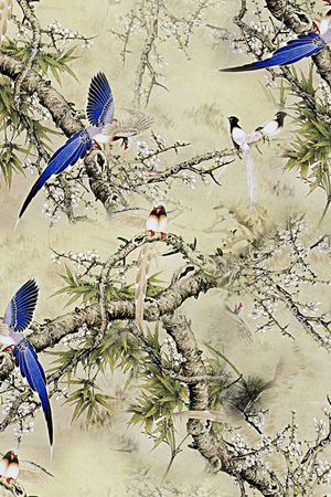 鸟印花华亿平台图片