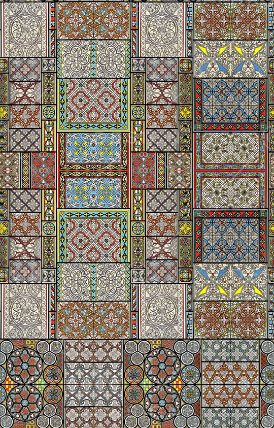 复古印花华亿平台图片
