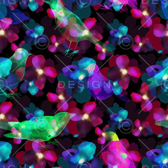 小碎花印花华亿平台图片