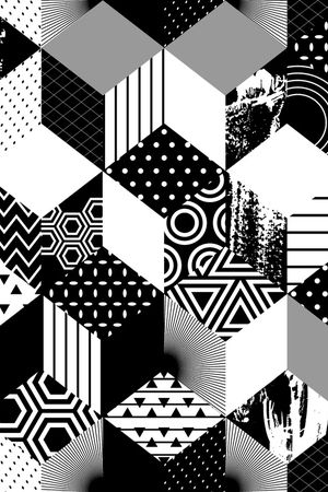 小方块印花华亿平台图片