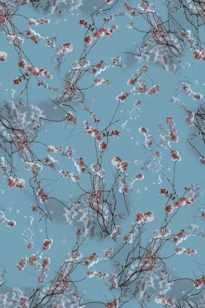 梅花印花华亿平台图片