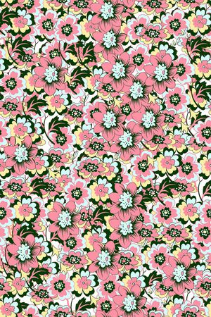 小碎花印花华亿平台图片