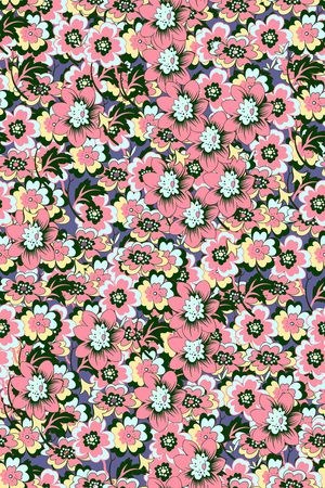 小碎花印花华亿平台图片