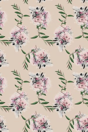 手绘印花华亿平台图片