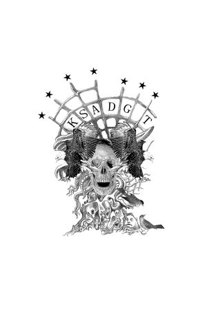 骷髅头印花华亿平台图片