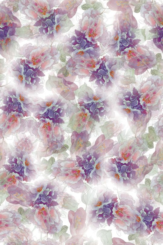 花朵印花华亿平台图片