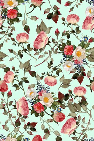 乱花印花华亿平台图片