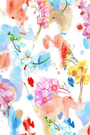 手绘印花华亿平台图片