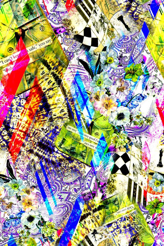 抽象印花华亿平台图片