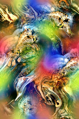 抽象印花华亿平台图片