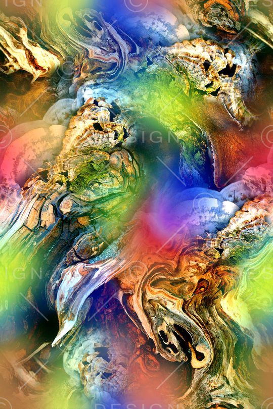 抽象印花华亿平台图片