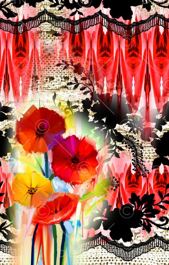 民族风印花华亿平台图片