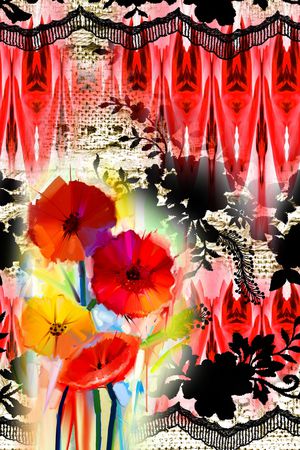 民族风印花华亿平台图片