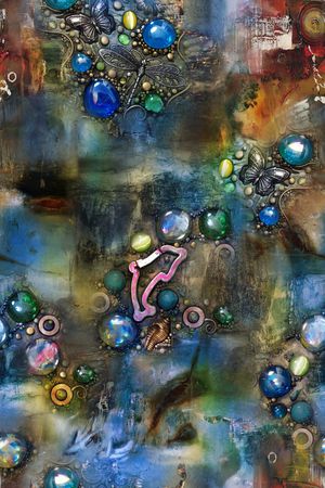 抽象印花华亿平台图片