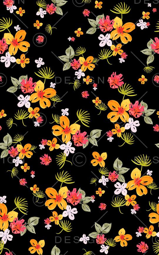 花朵印花华亿平台图片