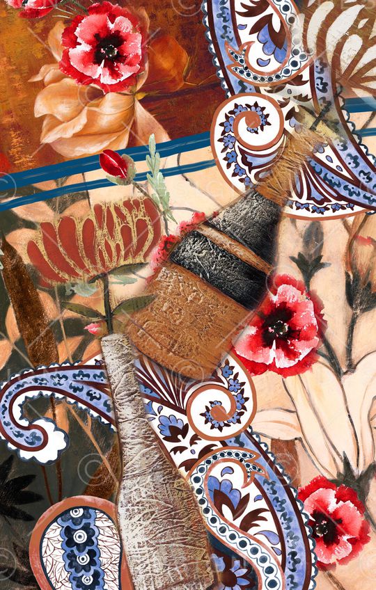 花朵印花华亿平台图片