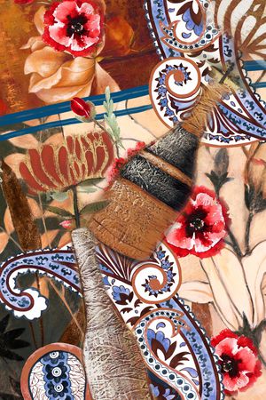 花朵印花华亿平台图片