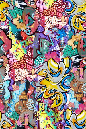 抽象印花华亿平台图片