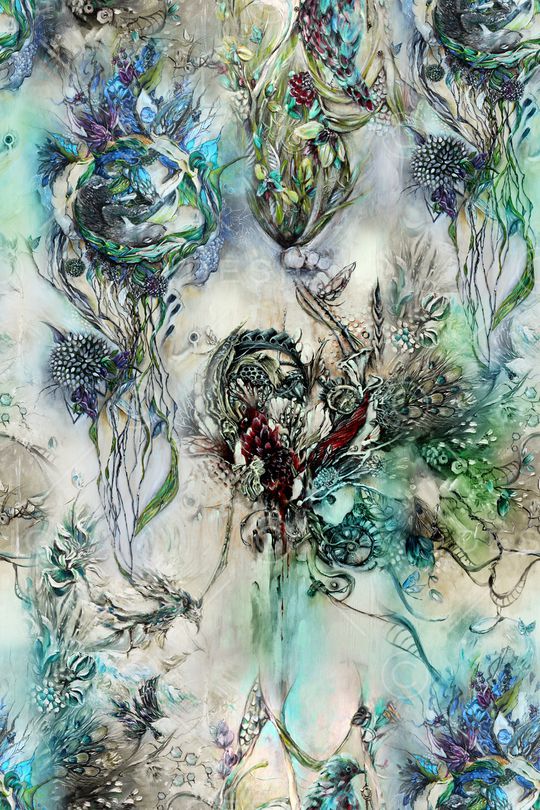 抽象印花华亿平台图片