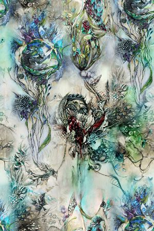 抽象印花华亿平台图片