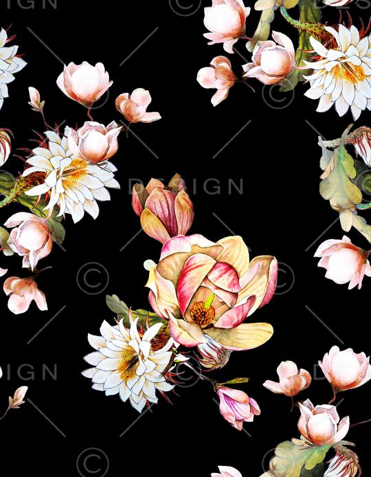 荷花印花华亿平台图片