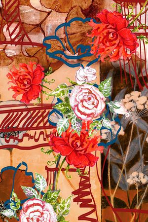 波西米亚印花华亿平台图片