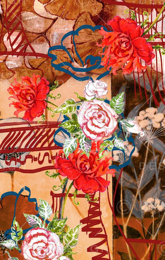 波西米亚印花华亿平台图片