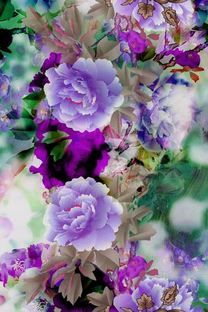 中国风印花华亿平台图片