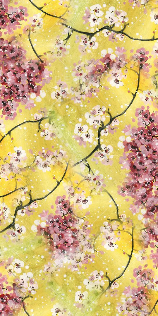 手绘花卉印花华亿平台图片