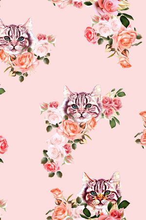 猫印花华亿平台图片