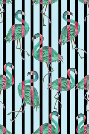 细条纹印花华亿平台图片