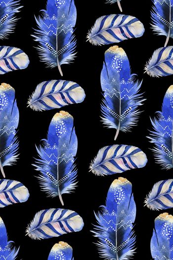 羽毛印花华亿平台图片