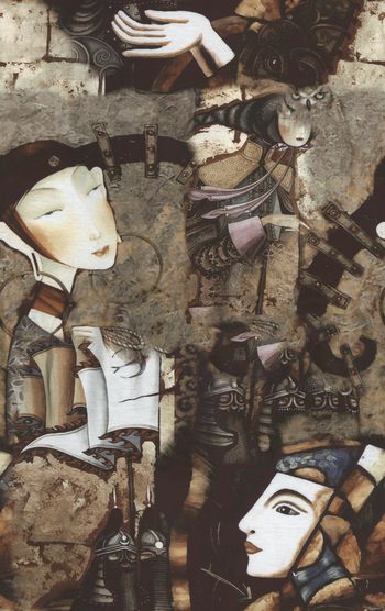 抽象创意印花华亿平台图片