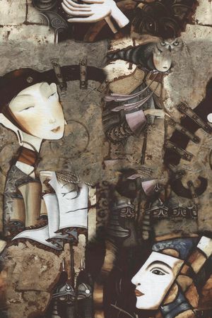 抽象创意印花华亿平台图片