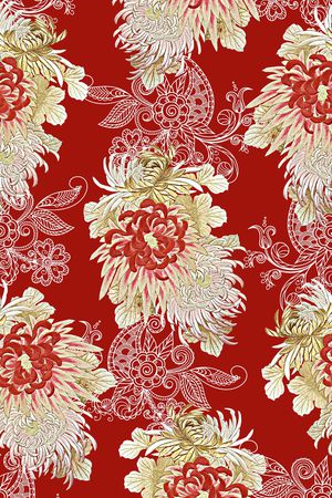 抽象手绘水彩画3D纹理花卉数码印花印花华亿平台图片