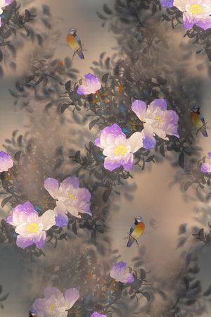 花瓣印花华亿平台图片