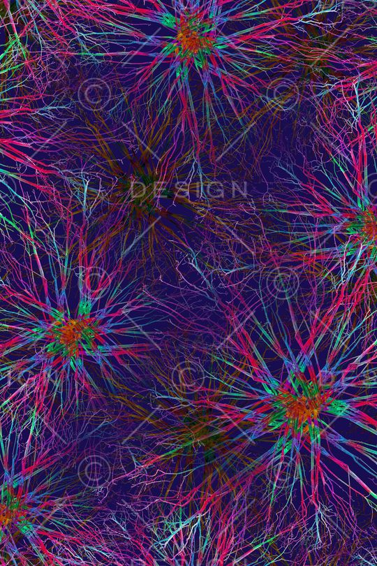 抽象花卉印花华亿平台图片