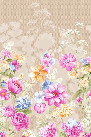 小碎花印花华亿平台图片