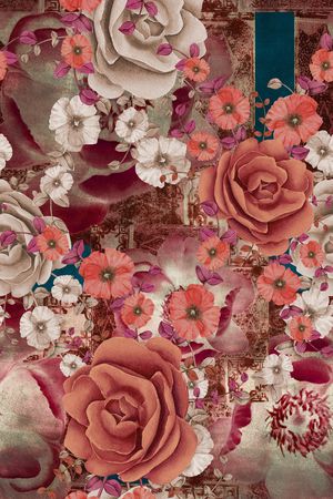 花朵印花华亿平台图片