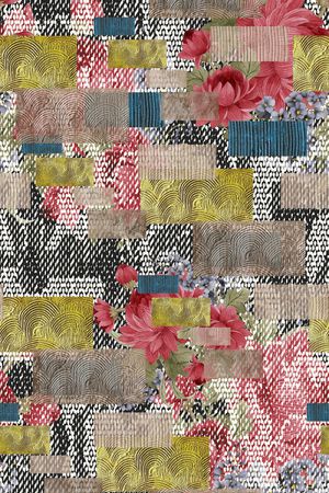 几何印花华亿平台图片