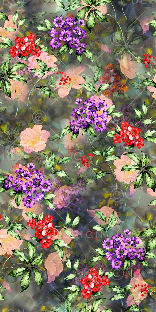 小碎花印花华亿平台图片