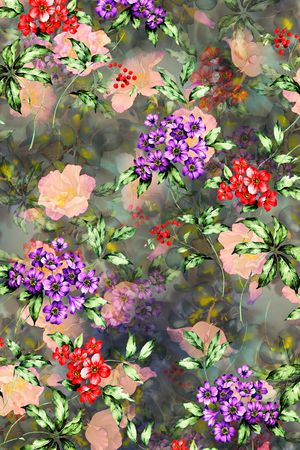 小碎花印花华亿平台图片