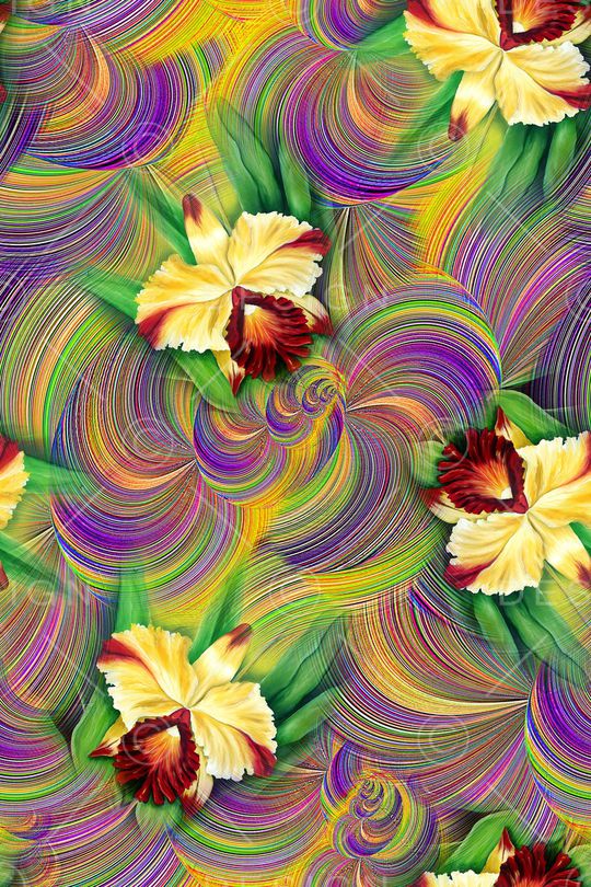 抽象印花华亿平台图片