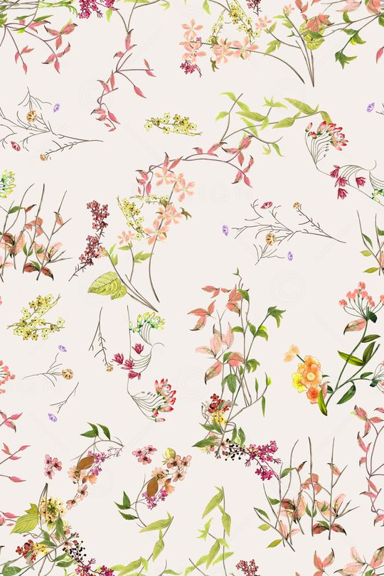 小碎花印花华亿平台图片