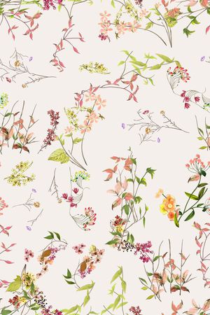 小碎花印花华亿平台图片