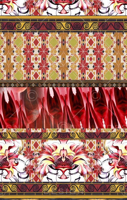 波西米亚印花华亿平台图片