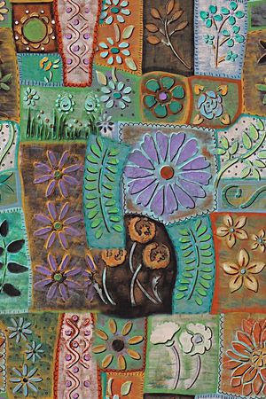 复古印花华亿平台图片