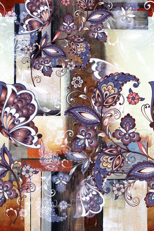 波西米亚印花华亿平台图片