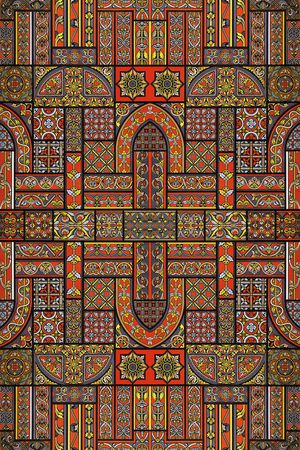 复古印花华亿平台图片