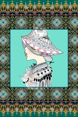 民族风印花华亿平台图片